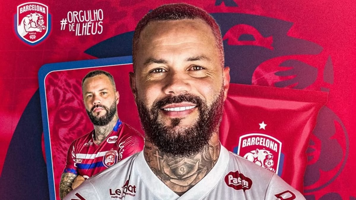 Barcelona de Ilhéus anuncia contratação do experiente atacante Paulo Rangel