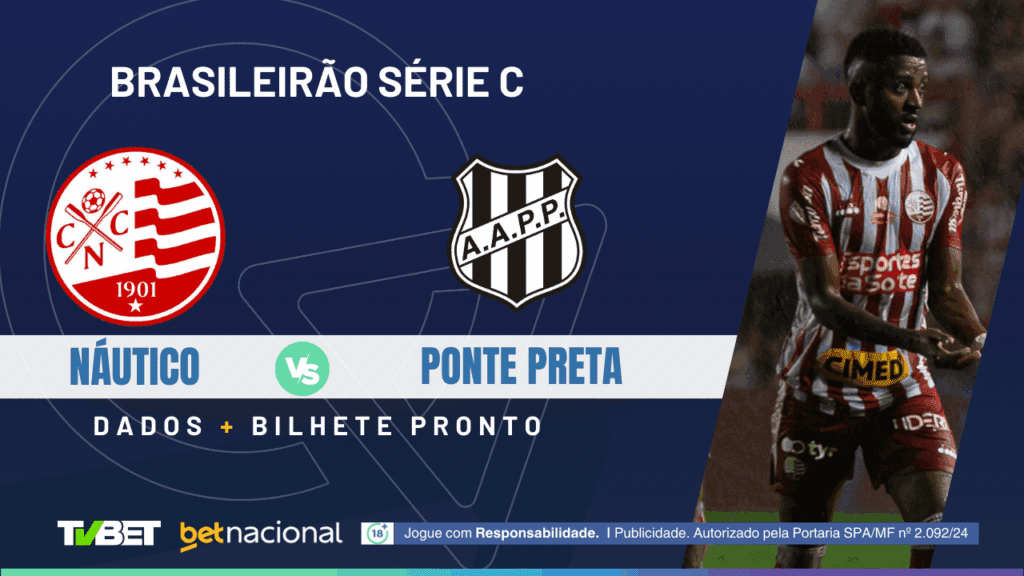 Náutico x Ponte Preta: tempo real, onde assistir, horário, escalações e palpites