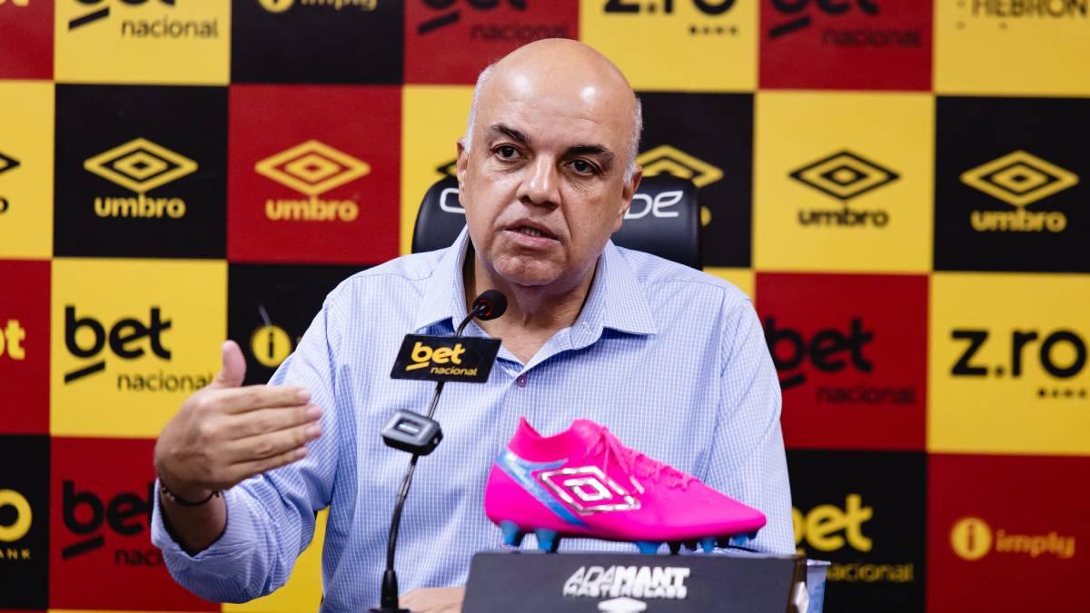 Yuri Romão detalha saída de António Oliveira, diz que Sport conversa com quatro técnicos e nega desejo de renunciar ao cargo 1 Yuri Romão, Sport - Foto: Paulo Paiva/SCR