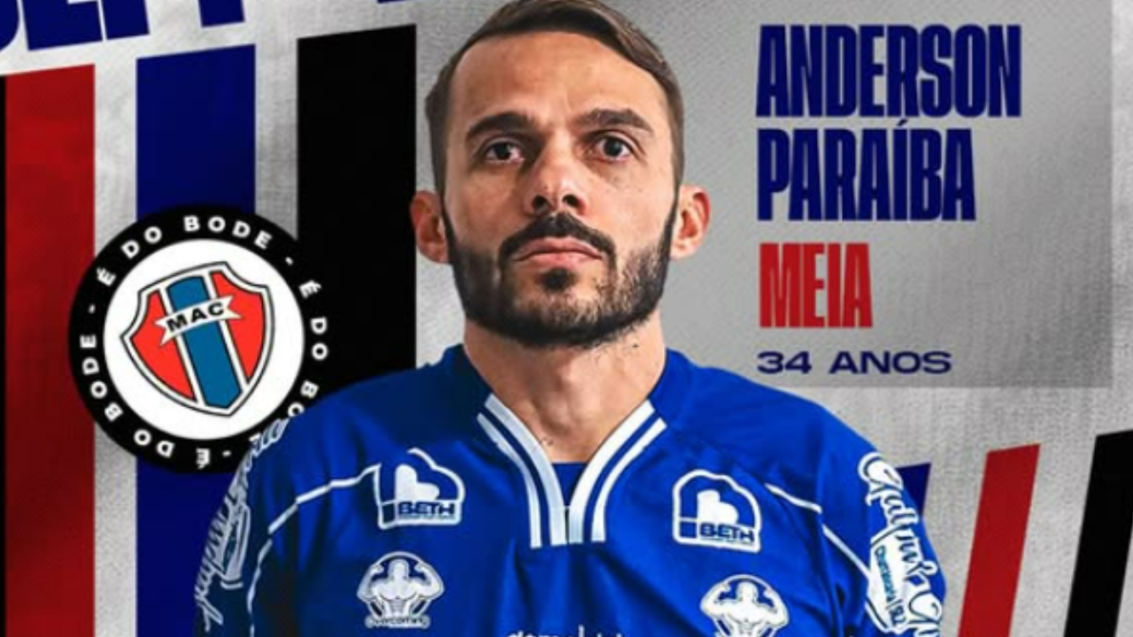 Maranhão anuncia a contratação do meia Anderson Paraíba, ex-Botafogo-PB e Retrô