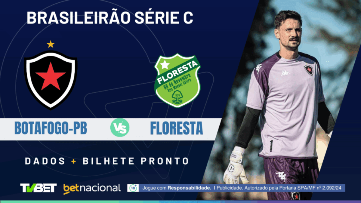 Botafogo-PB x Floresta: tempo real, onde assistir, horário, escalações e palpites