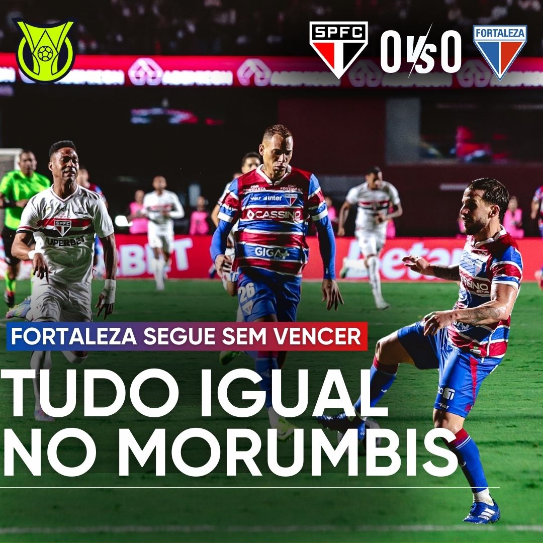 PÓS-JOGO – SÉRIE A – SÃO PAULO 0 X 0 FORTALEA – 45 MINUTOS