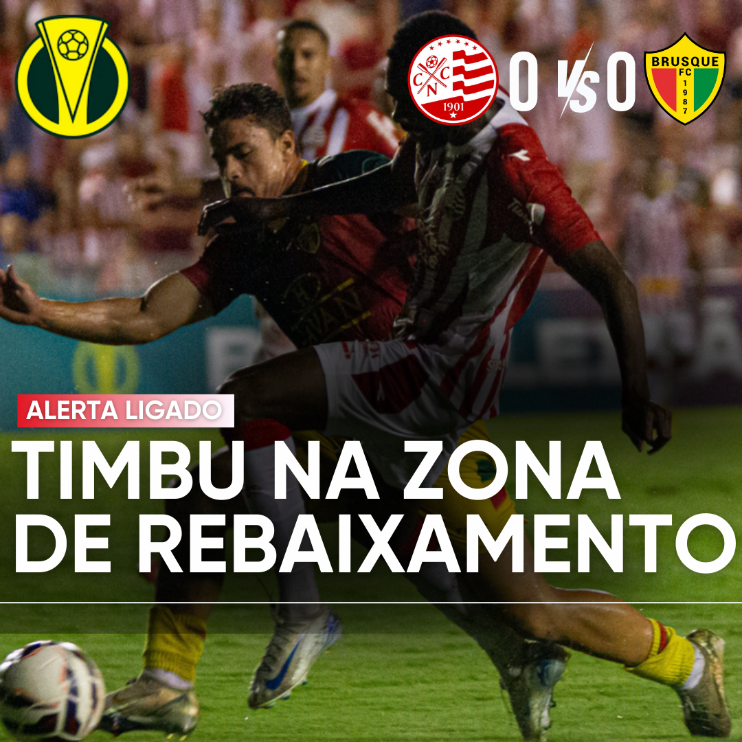 PÓS-JOGO – SÉRIE C – NÁUTICO 0 X 0 BRUSQUE – 45 MINUTOS