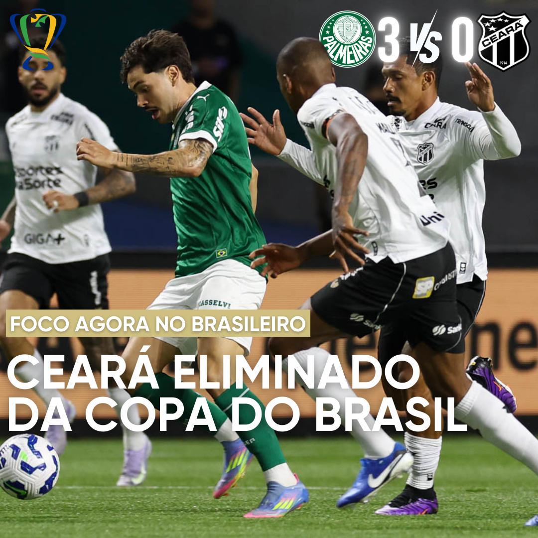 PÓS-JOGO – COPA DO BRASIL – PALMEIRAS 3 X 0 CEARÁ – 45 MINUTOS