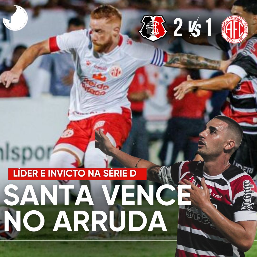PÓS-JOGO – SÉRIE D – SANTA CRUZ 2 X 1 AMÉRICA/RN – 45 MINUTOS
