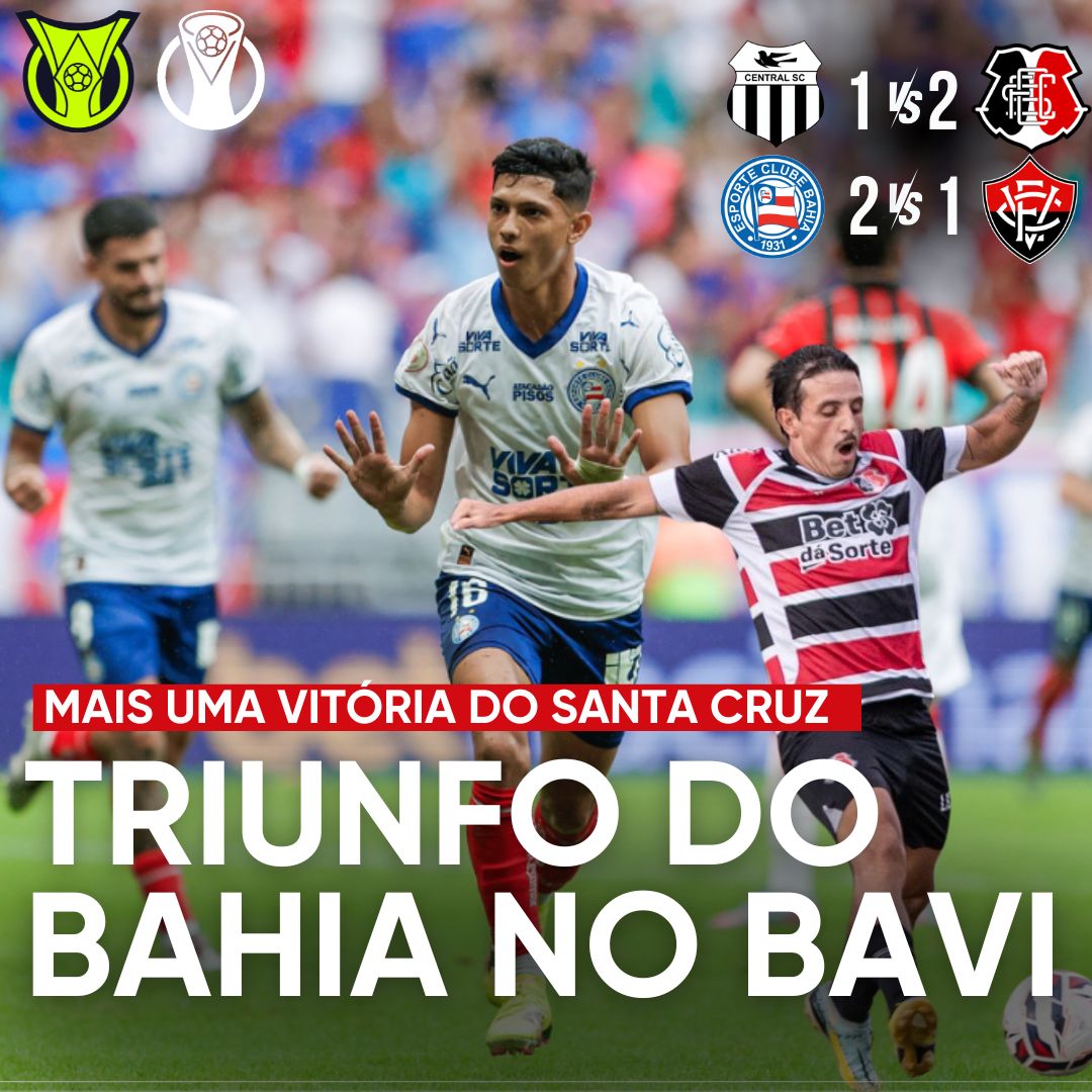 PÓS JOGO – SÉRIE A & D – CENTRAL 1 X 2 SANTA CRUZ | BAHIA 2 X 1 VITÓRIA – 45 MINUTOS