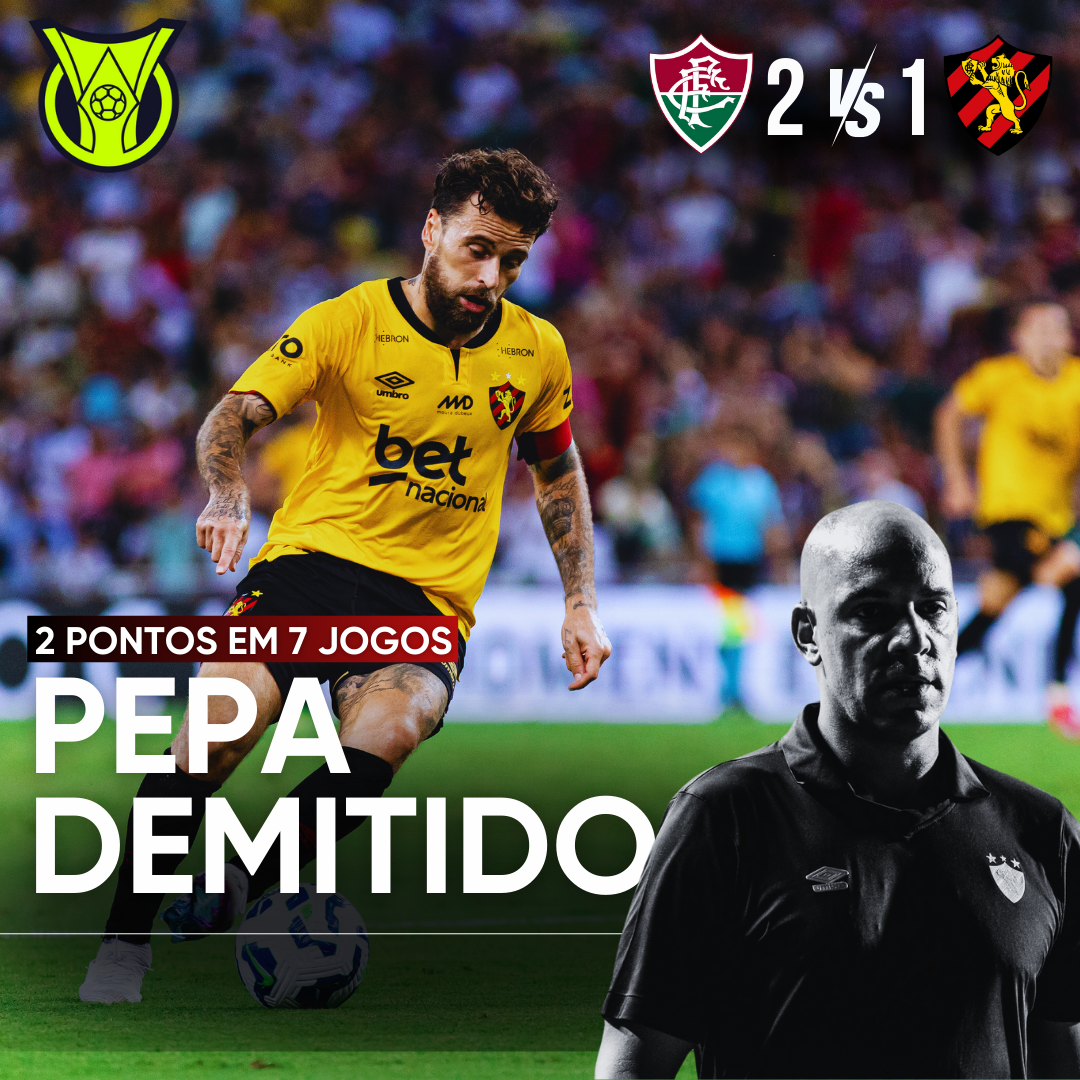 PÓS-JOGO – SÉRIE A – FLUMINENSE 2 X 1 SPORT – DEMISSÃO DE PEPA – 45 MINUTOS