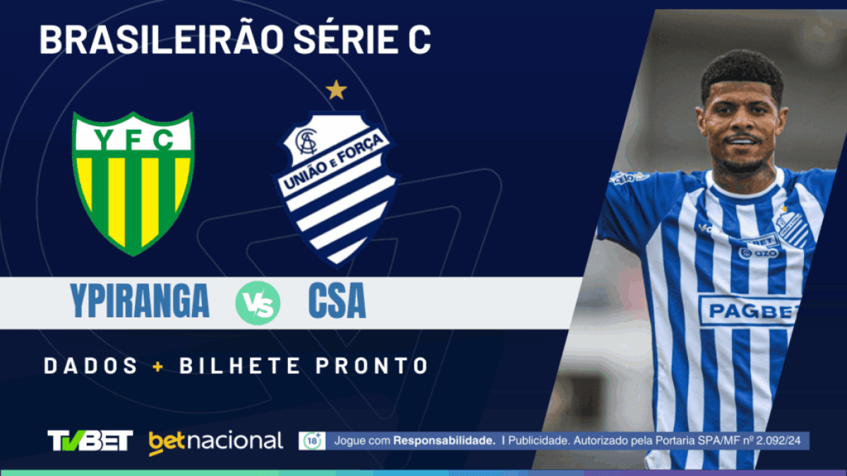Ypiranga x CSA: tempo real, onde assistir, horário, escalações e palpites