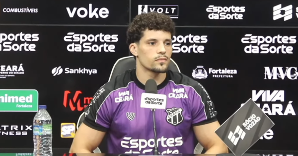 Ceará: Rafael Ramos destaca importância de jogo contra o Atlético-MG e exalta disputa com Fabiano Souza 1 Rafael Ramos - Ceará - Coletiva