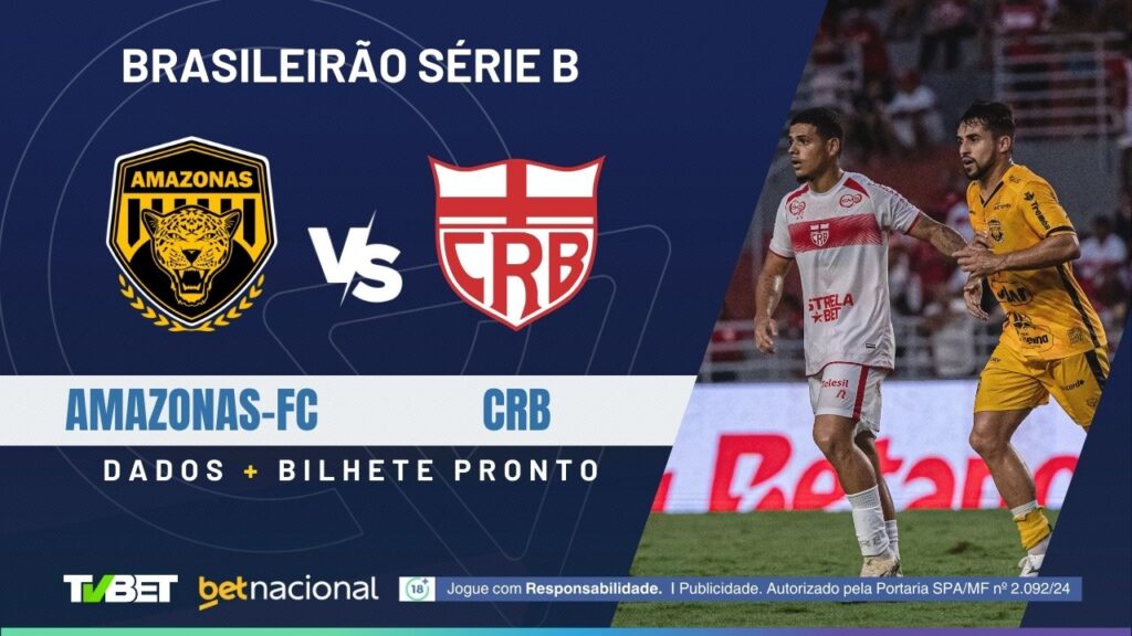 Amazonas-FC x CRB: onde assistir, tempo real, horário, escalações e palpites