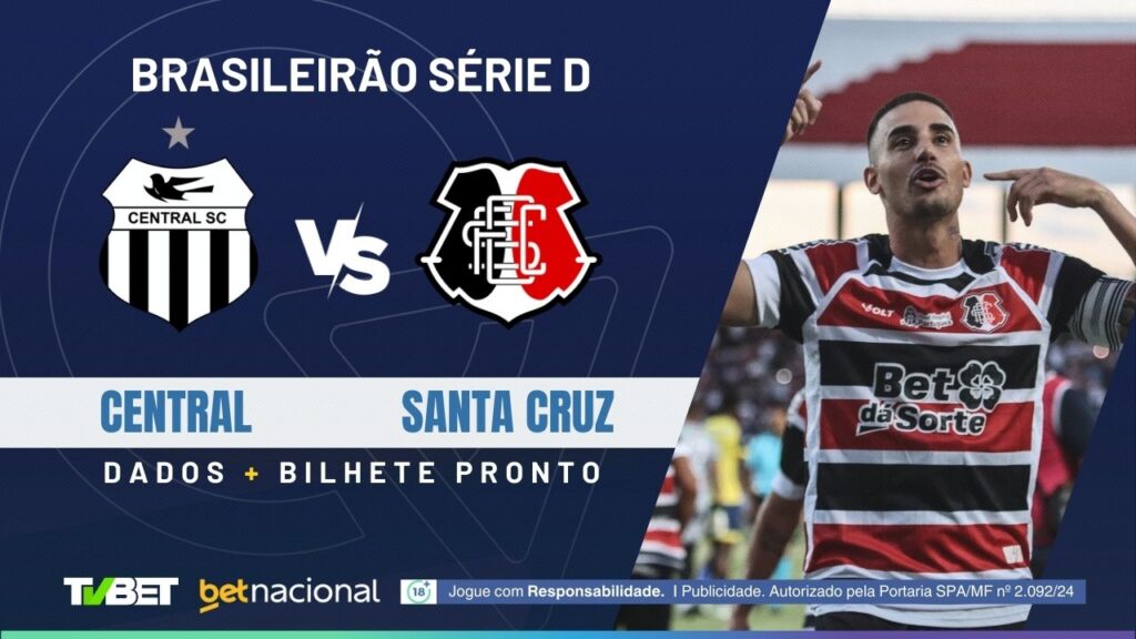 Central x Santa Cruz: onde assistir, tempo real, horário, escalações e palpites