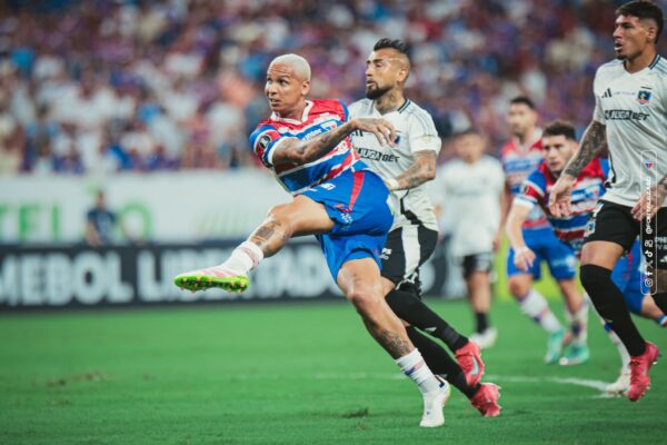 Libertadores: Fortaleza deslancha no primeiro tempo e goleia o Colo-Colo no Castelão 1 Deyverson - Fortaleza - Colo-Colo - Libertadores - Arena Castelão
