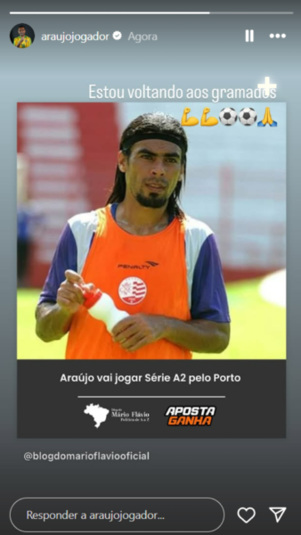 Araújo, de volta