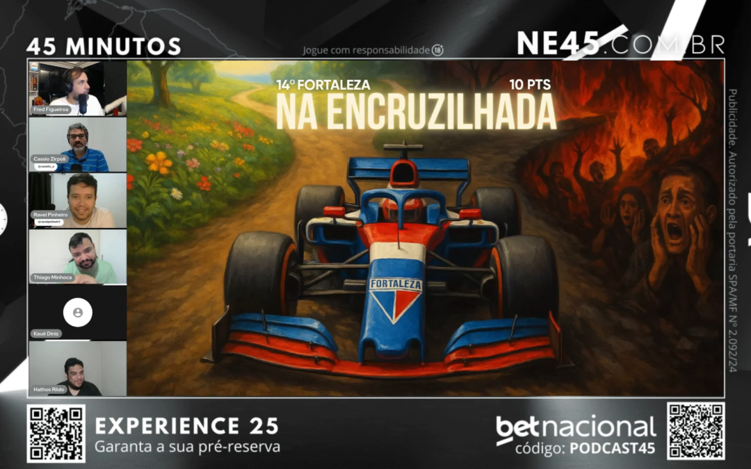 “Fortaleza não é uma equipe confiável”, avalia o Podcast45 sobre a temporada do clube