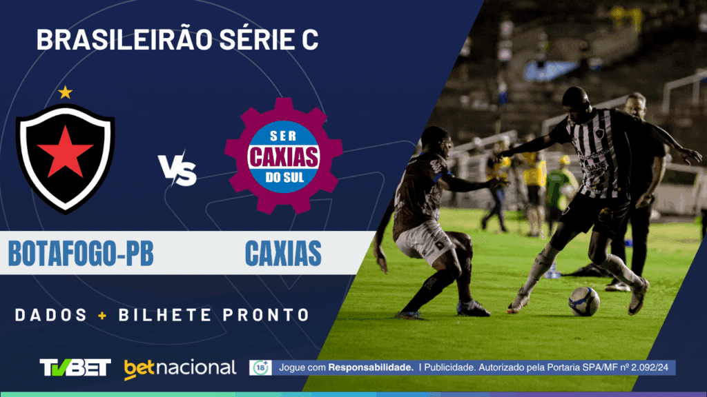 Botafogo-PB x Caxias: tempo real, onde assistir, horário, escalações e palpites