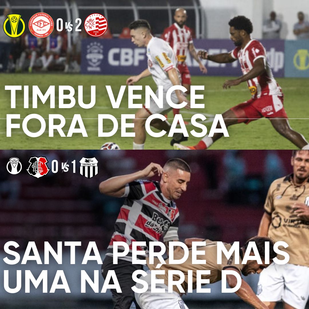 PÓS-JOGO – SÉRIES C & D – SANTA CRUZ 0 X 1 CENTRAL | TOMBENSE 0 X 2 NÁUTICO – 45 MINUTOS