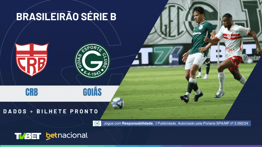 CRB x Goiás: tempo real, onde assistir, horário, escalações e palpites