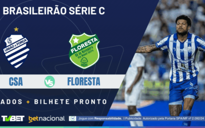 CSA x Floresta: tempo real, onde assistir, horário, escalações e palpites