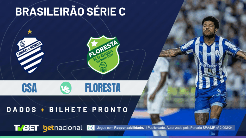 CSA x Floresta: tempo real, onde assistir, horário, escalações e palpites