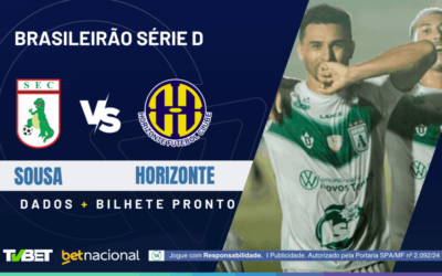 Sousa x Horizonte: tempo real, onde assistir ao vivo, horário, escalações e palpites