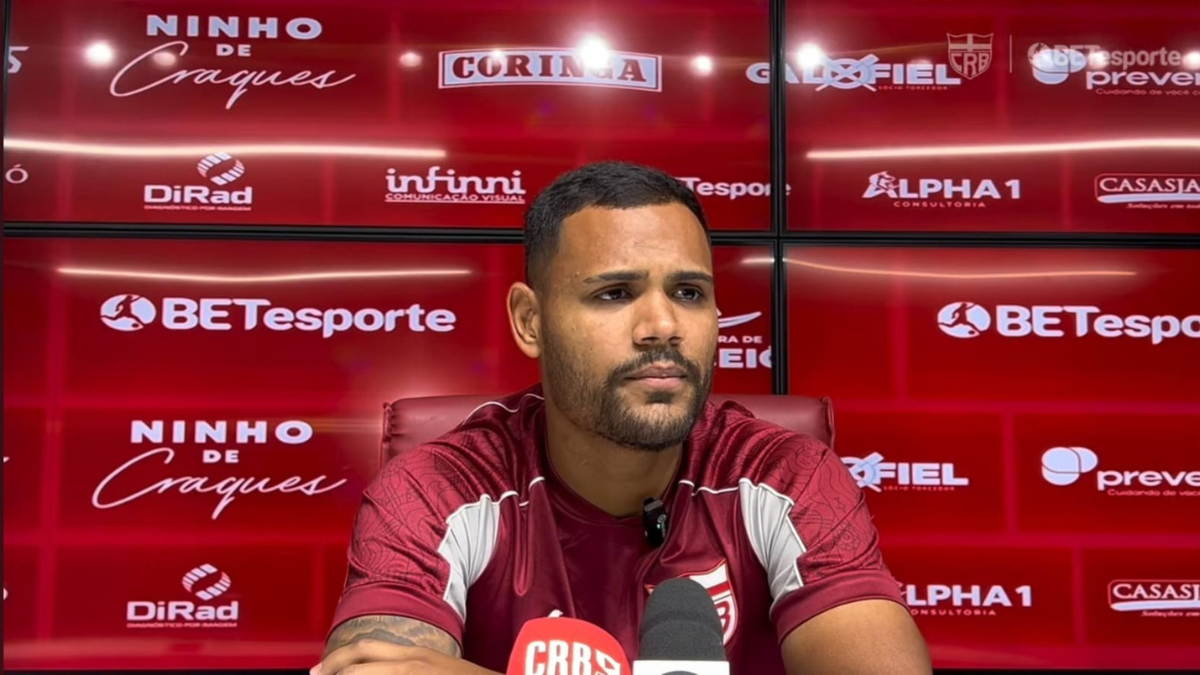 Mikael destaca primeiro jogo completo pelo CRB e projeta duelo contra o América-MG na Série B