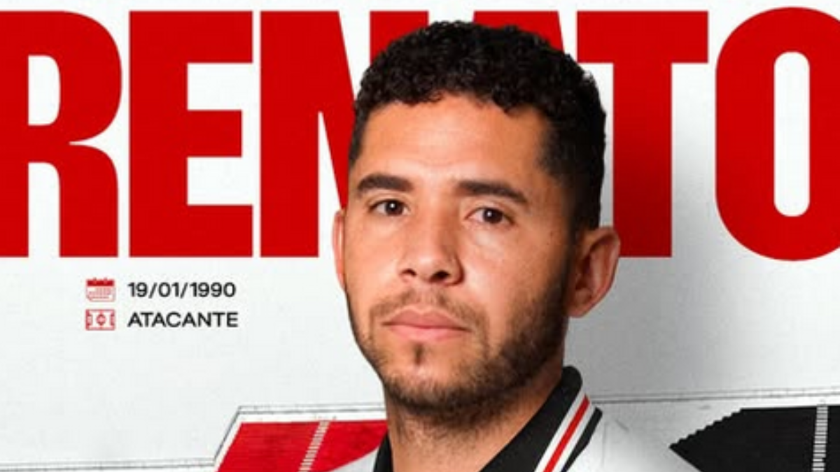 Santa Cruz acerta a contratação do atacante Renato, ex-Sport e Fluminense