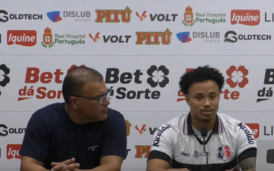 Nathan é apresentado no Santa Cruz e se diz “feliz e honrado” com o novo desafio