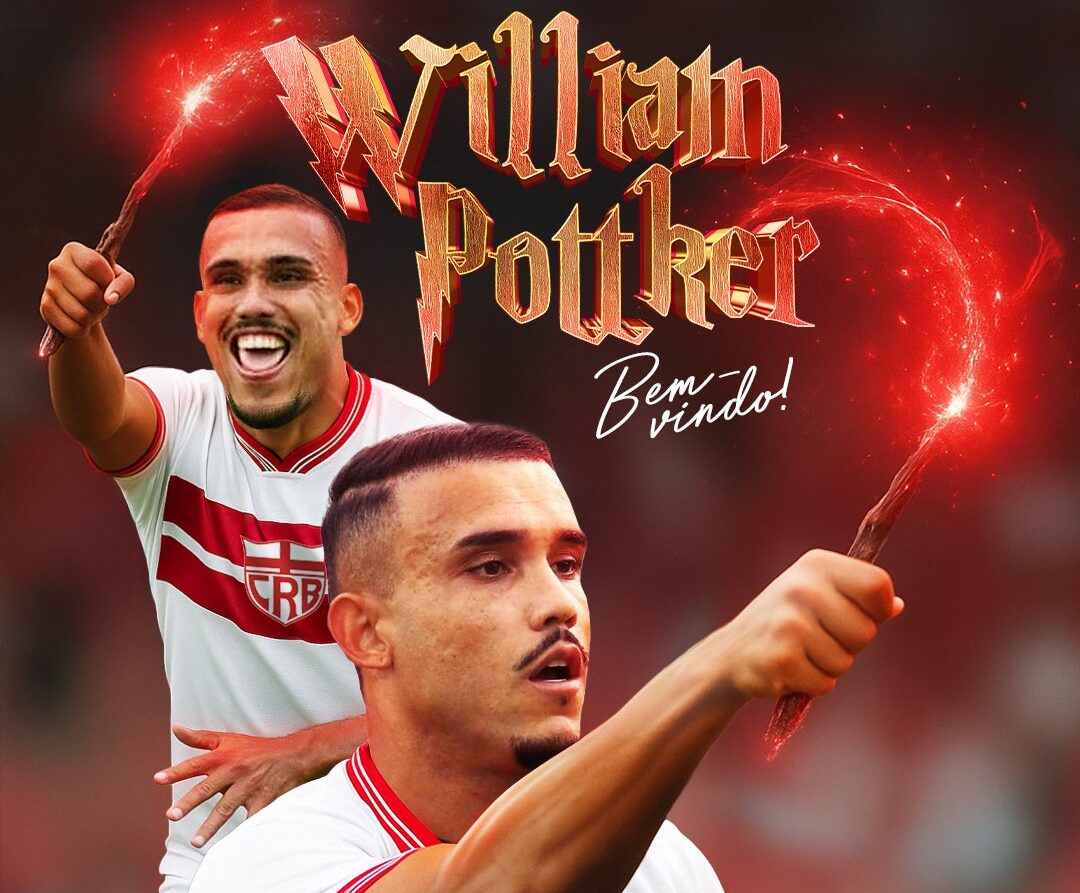 CRB anuncia a contratação do atacante William Pottker, que estava no Atlético-GO