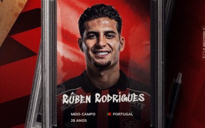 Vitória oficializa contratação do meio-campista Rúben Rodrigues