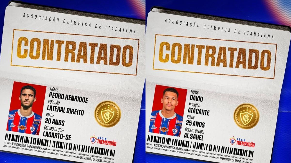Itabaiana anuncia duas contratações para a sequência da Série C