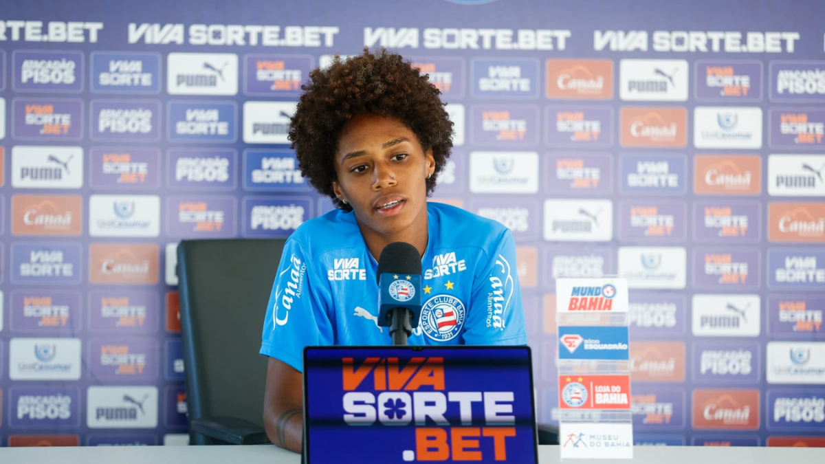 Autora de gol no título da A2, atacante do Bahia mira novo feito inédito e projeta avanço no Brasileirão Feminino