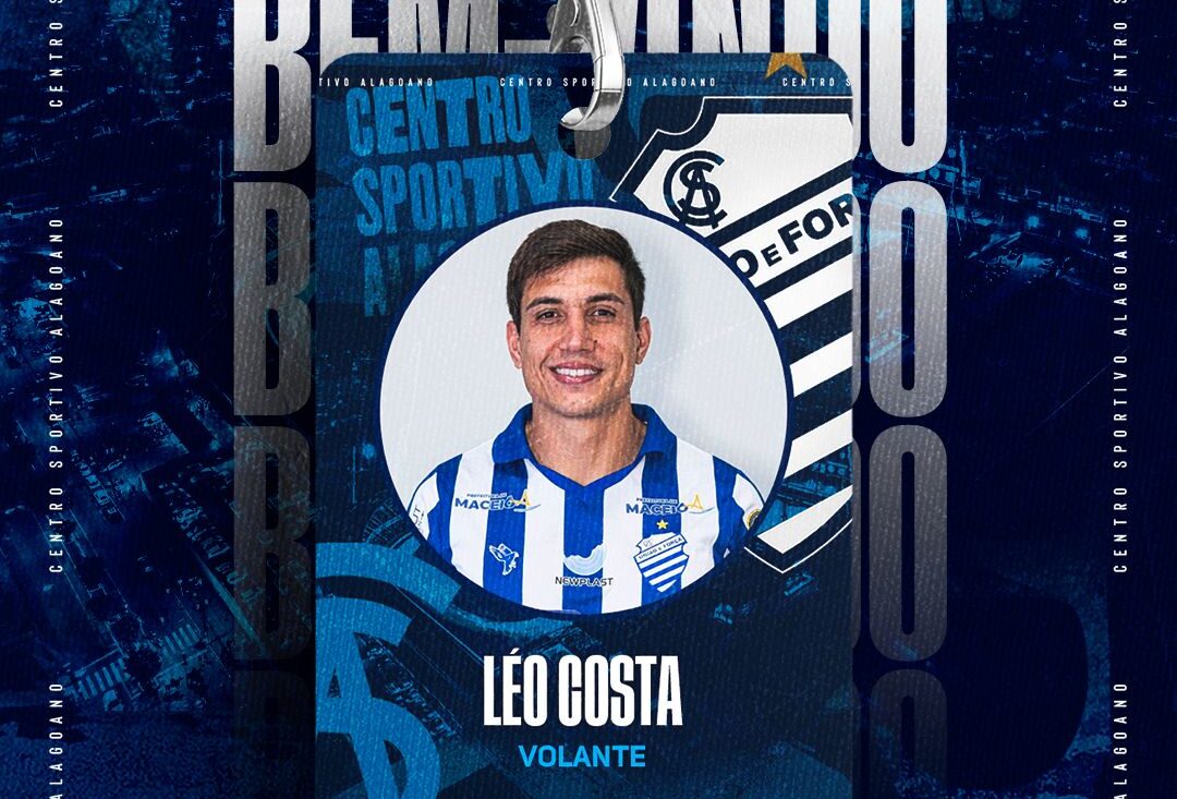 Volante Léo Costa é regularizado e fica à disposição do CSA para estrear na Série C