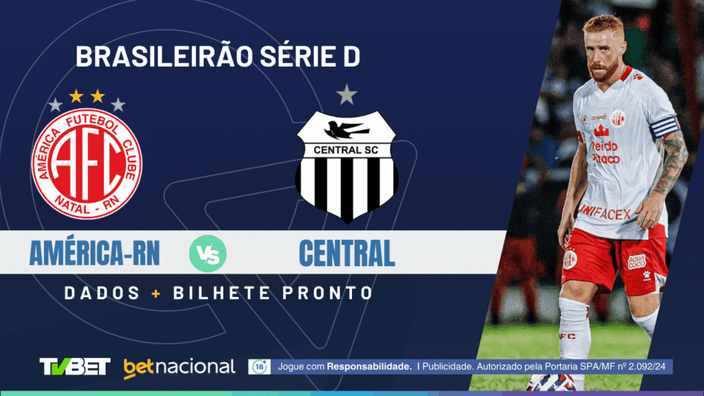 América-RN x Central: tempo real, onde assistir, horário, escalações e palpites