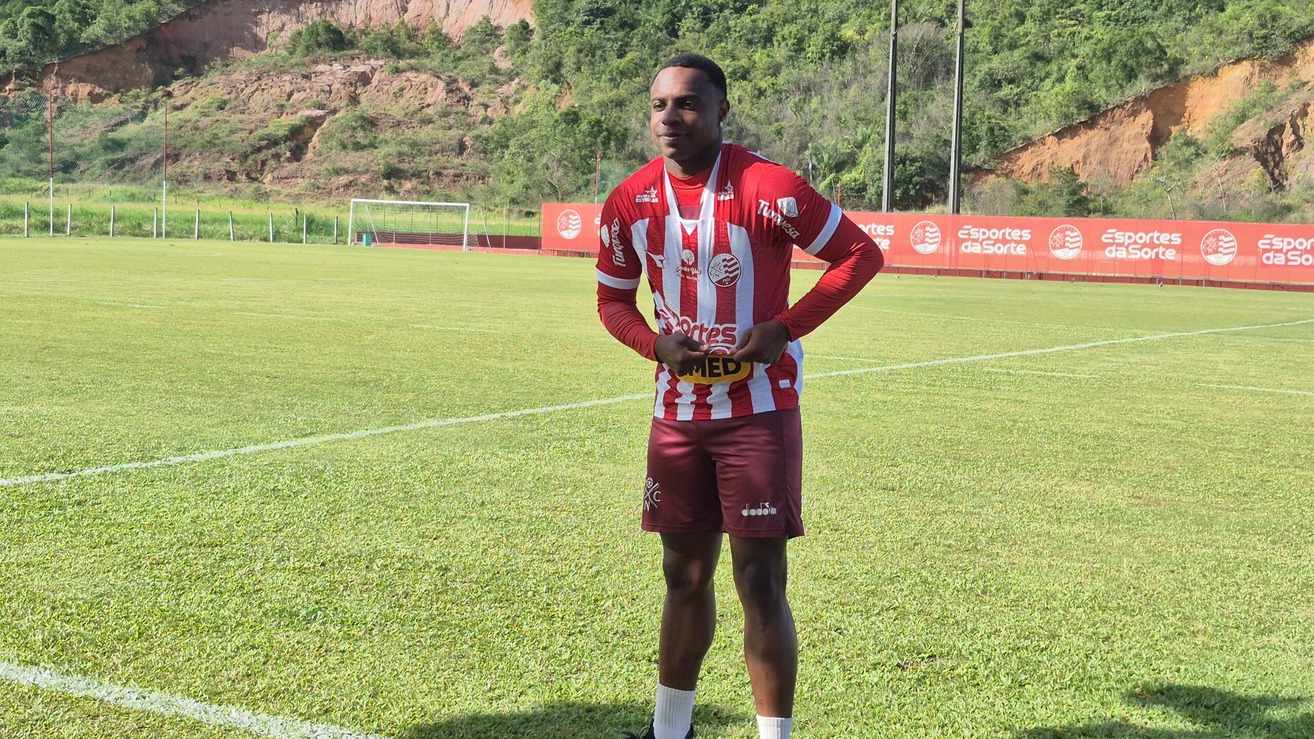 Novo atacante do Náutico, Igor Bolt revela origem do apelido, mas afirma: "Não sou tão veloz" 1 O atacante Igor Bolt, novo reforço do Náutico para a Série C