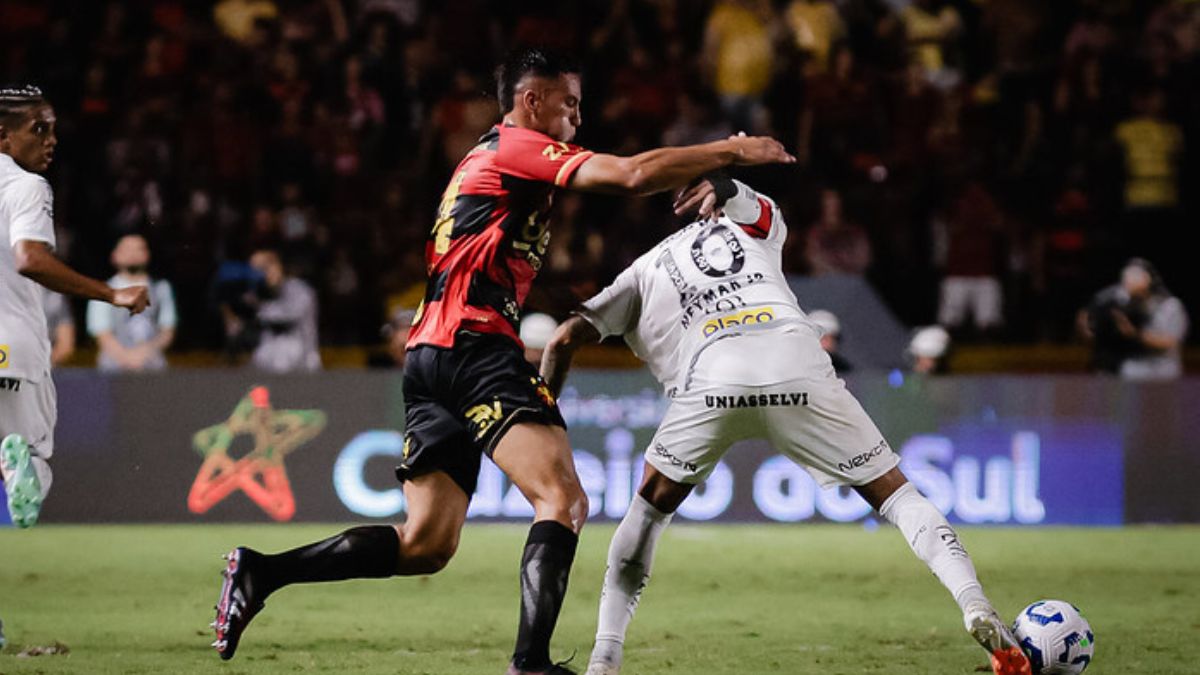 Com um a mais, Sport cede empate ao Santos dentro de casa e segue sem vencer na Série A