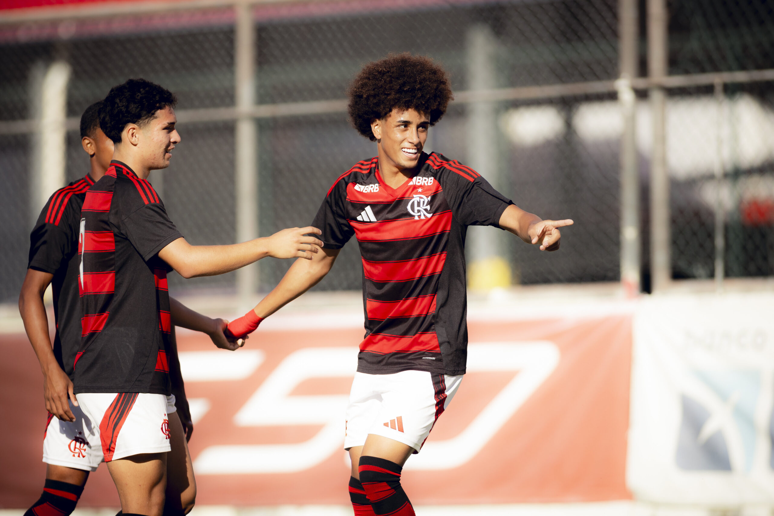 Ryan Roberto anotou um gol contra o BAhia nesta terça-feira - Foto: Adriano Fontes/Flamengo