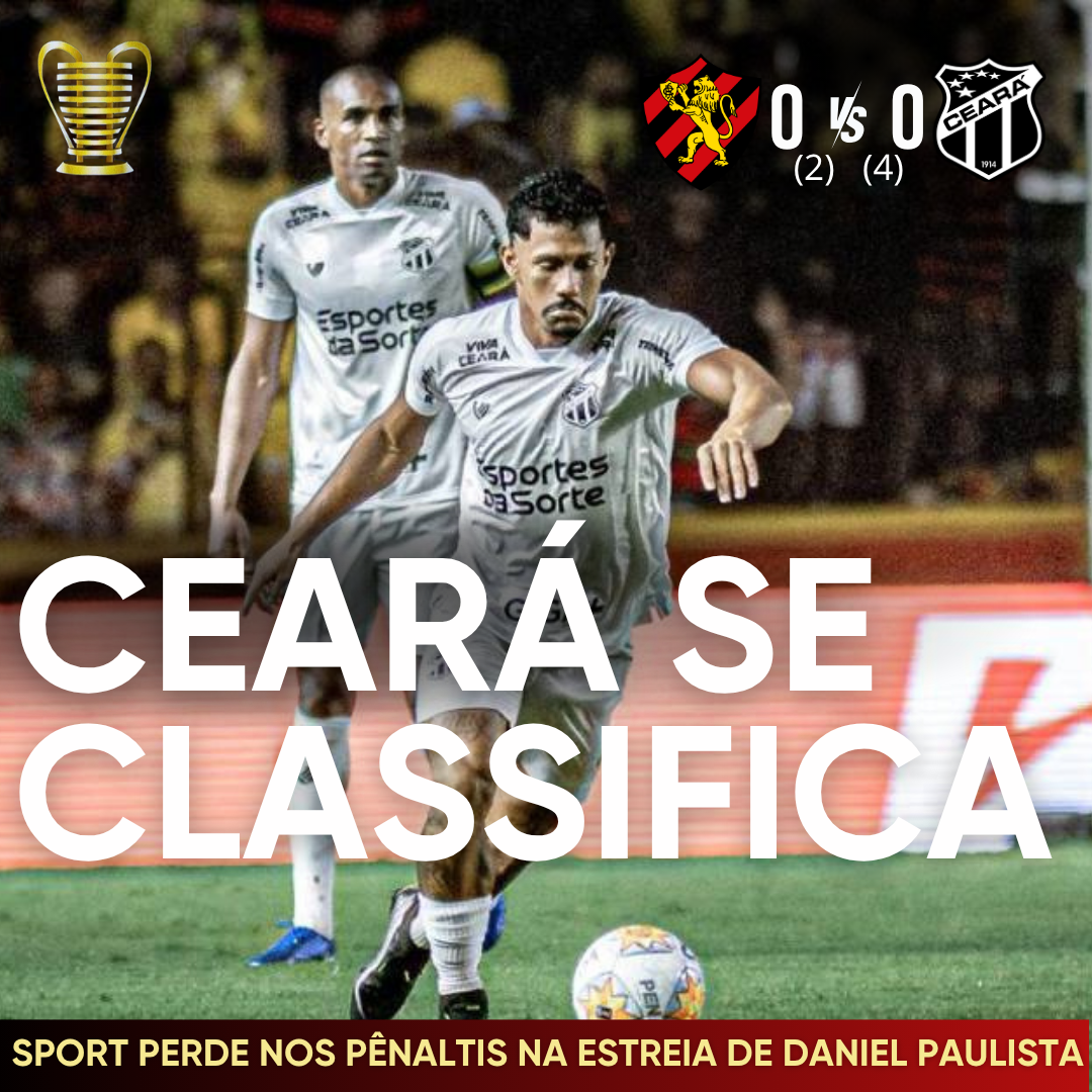 PÓS-JOGO – QUARTAS DE FINAL – COPA DO NORDESTE – SPORT 0 (2)X(4) 0 CEARÁ – 45 MINUTOS