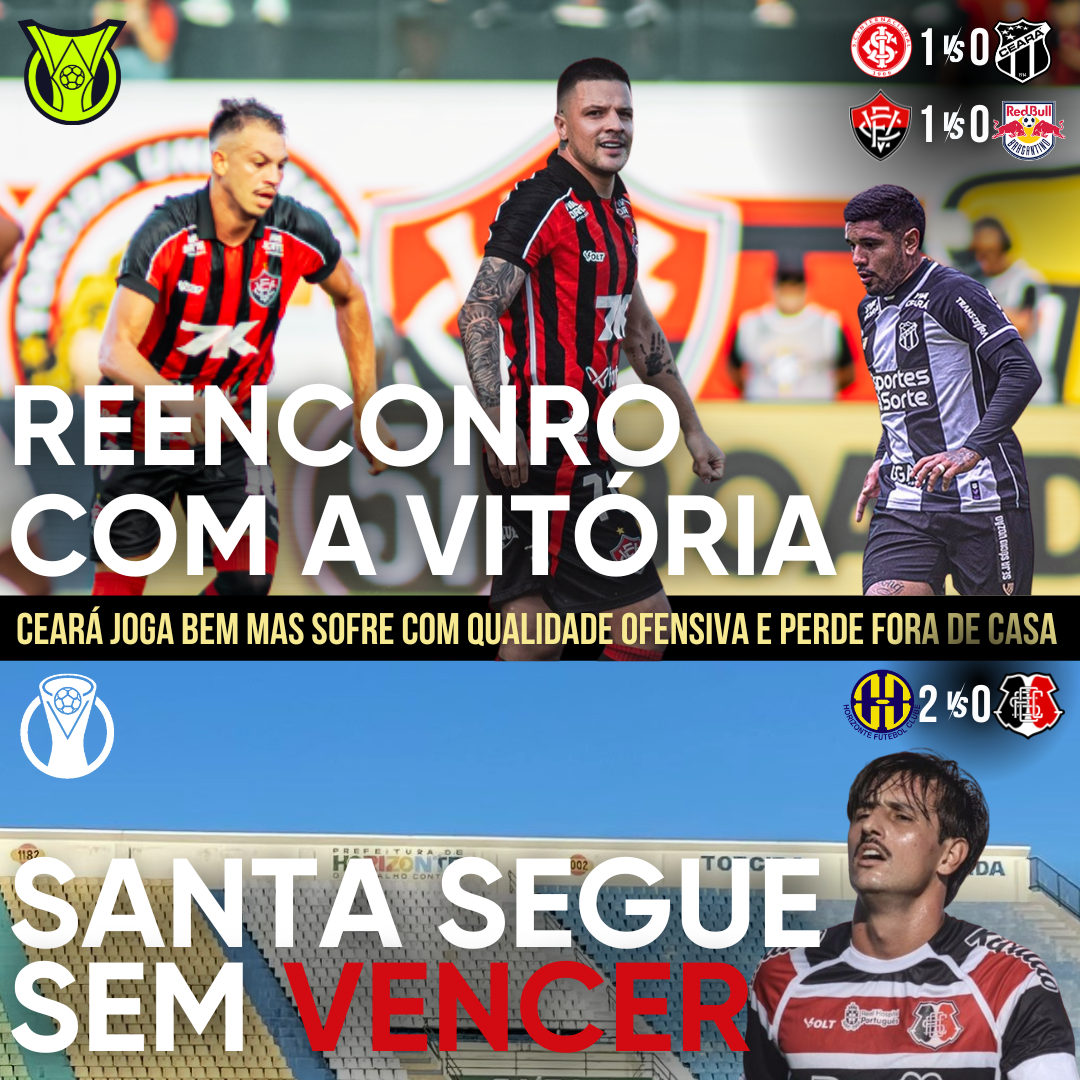 PÓS-JOGO – SÉRIE A & D – INT 1 X 0 CEA | HOR 2 X 0 STA | VIT 1 X 0 RBB – 45 MINUTOS