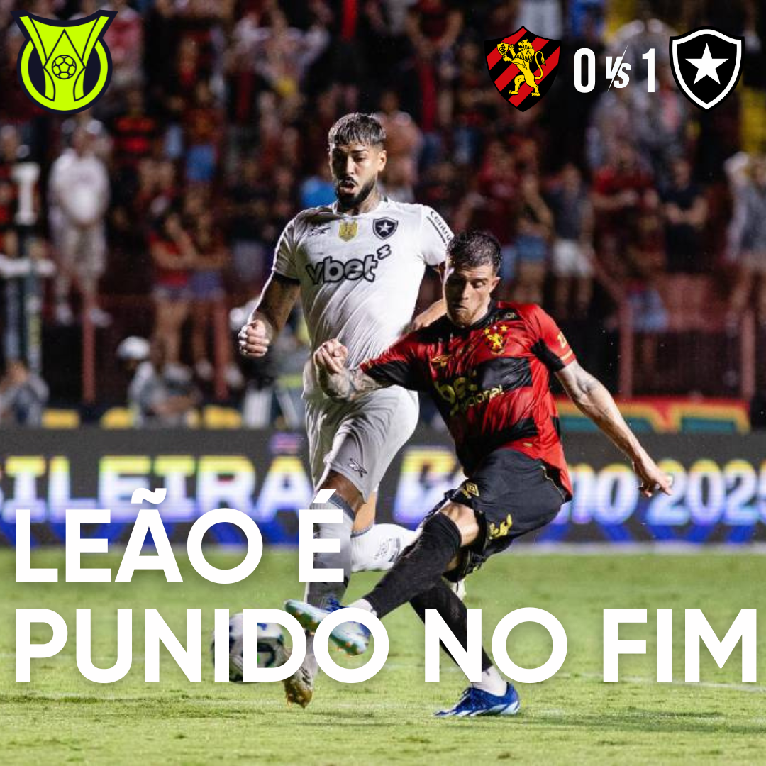 PÓS-JOGO – SÉRIE A – SPORT 0 X 1 BOTAFOGO – 45 MINUTOS
