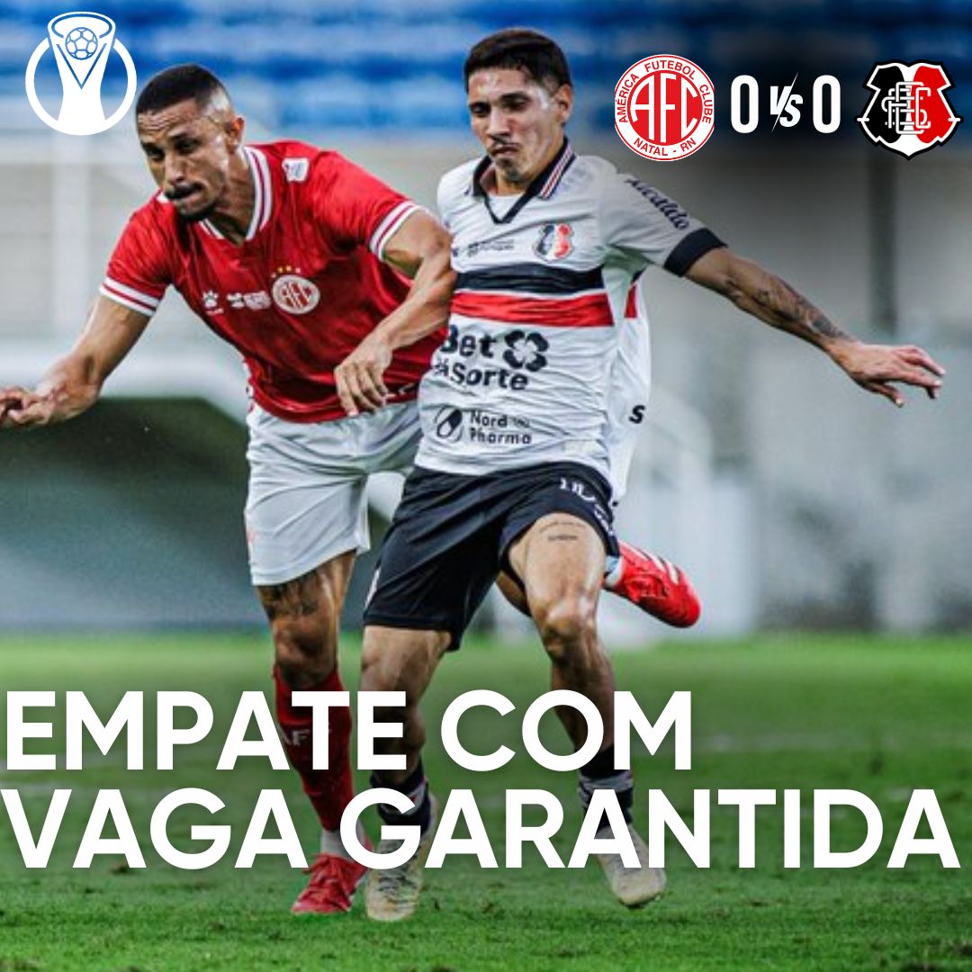 PÓS-JOGO – SÉRIE D – AMÉRICA/RN 0 X 0 SANTA CRUZ – 45 MINUTOS