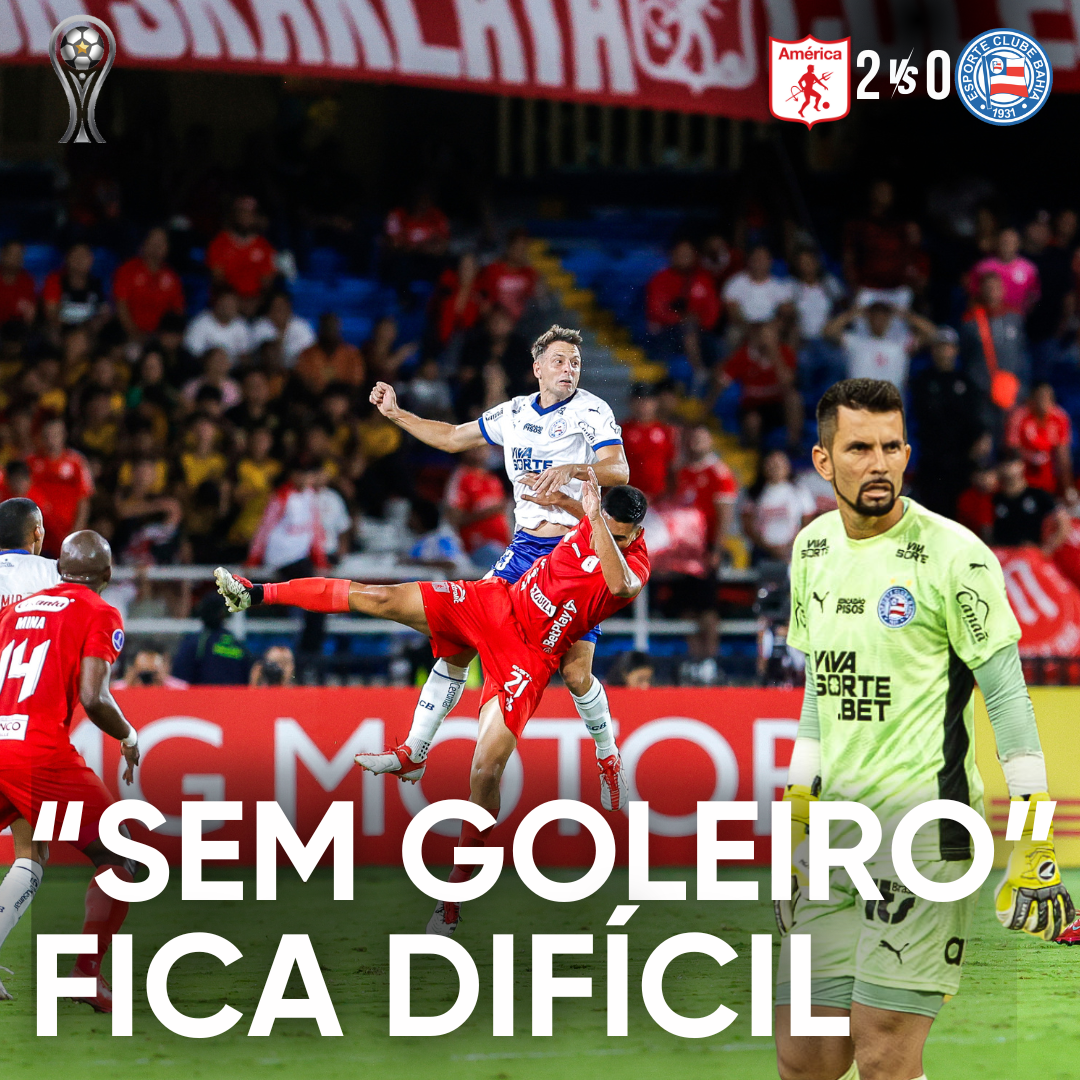 PÓS-JOGO – SUL-AMERICANA – AMERICA DE CALI 2 X 0 BAHIA – 45 MINUTOS