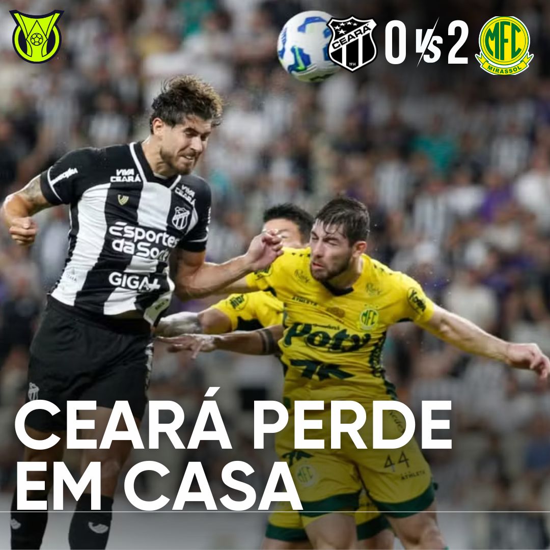 PÓS-JOGO – SÉRIE A – CEARÁ 0 X 2 MIRASSOL – 45 MINUTOS