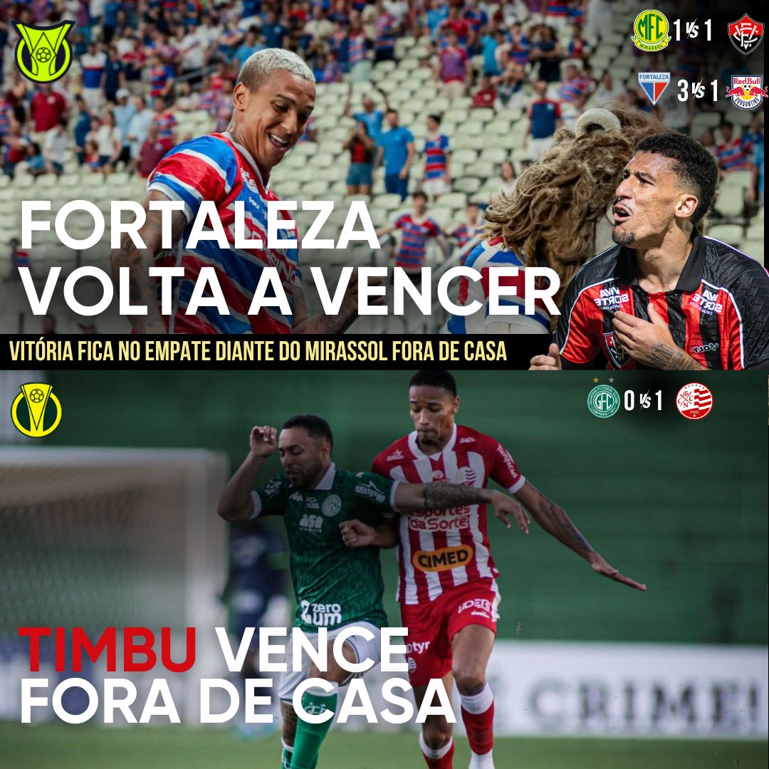 PÓS-JOGO – SÉRIES A & C – MIRASSOL 1 X 1 VITÓRIA | GUARANI 0X1 NÁUTICO | FORTALEZA 3X1 RB BRAGANTINO