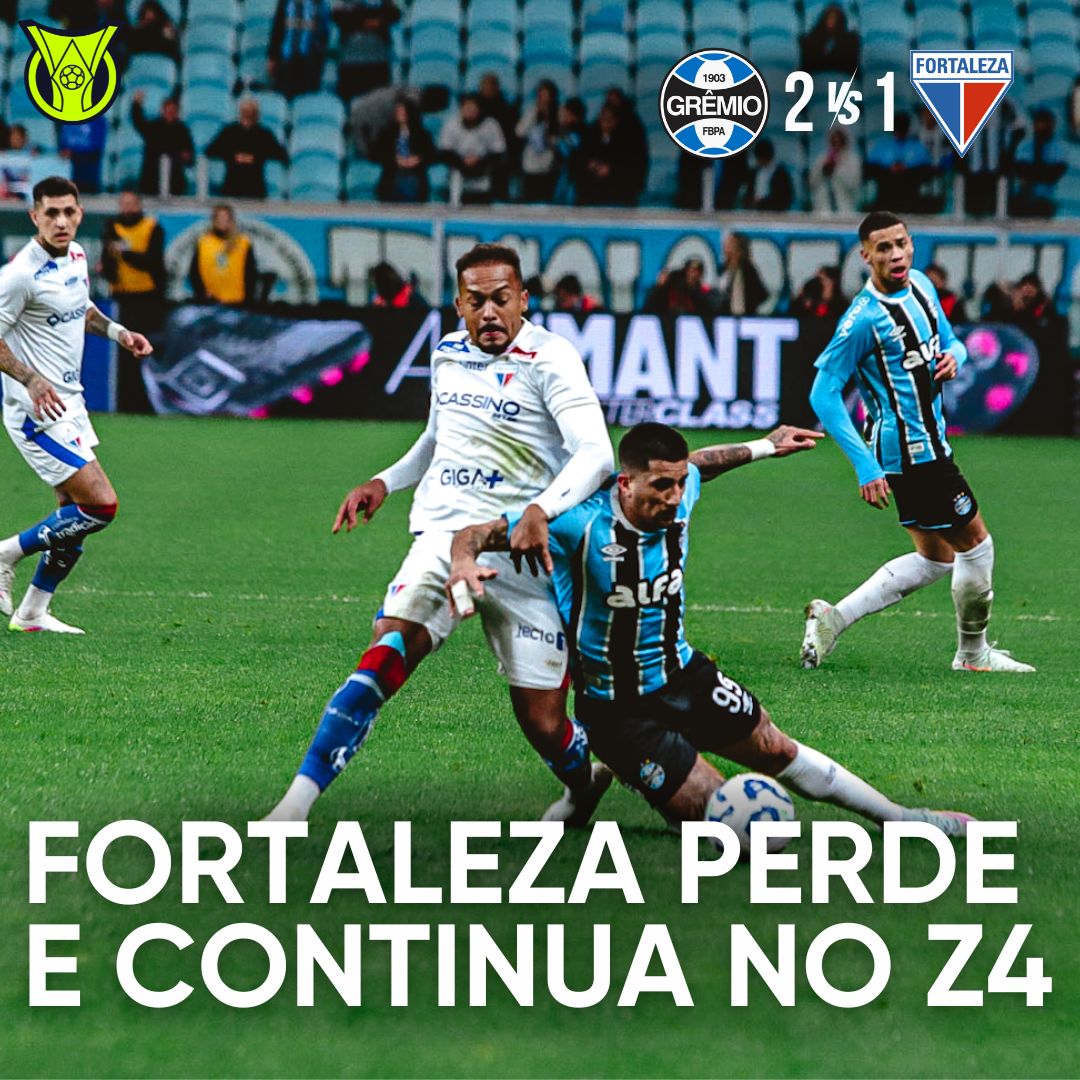 PÓS-JOGO – SÉRIE A – GRÊMIO 2 X 1 FORTALEZA – 45 MINUTOS