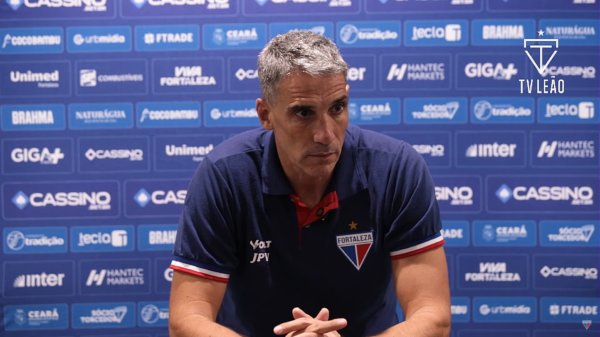 Mesmo com derrota, Vojvoda vê “boa partida” do Fortaleza contra o Bahia e fala sobre Clássico-Rei 1 Vojvoda - Fortaleza - Coletiva - Bahia - Copa do Nordeste