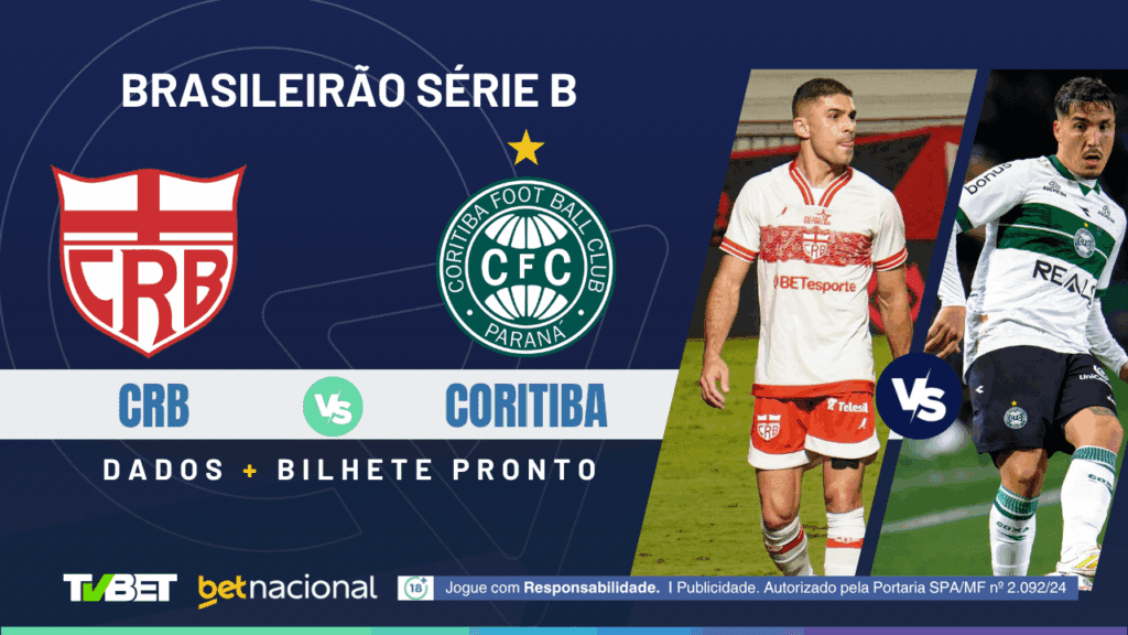 CRB x Coritiba: tempo real, onde assistir, horário, escalações e palpites
