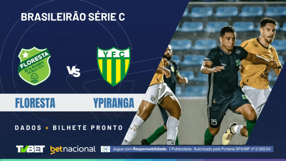Floresta x Ypiranga: tempo real, onde assistir, horário, escalações e palpites