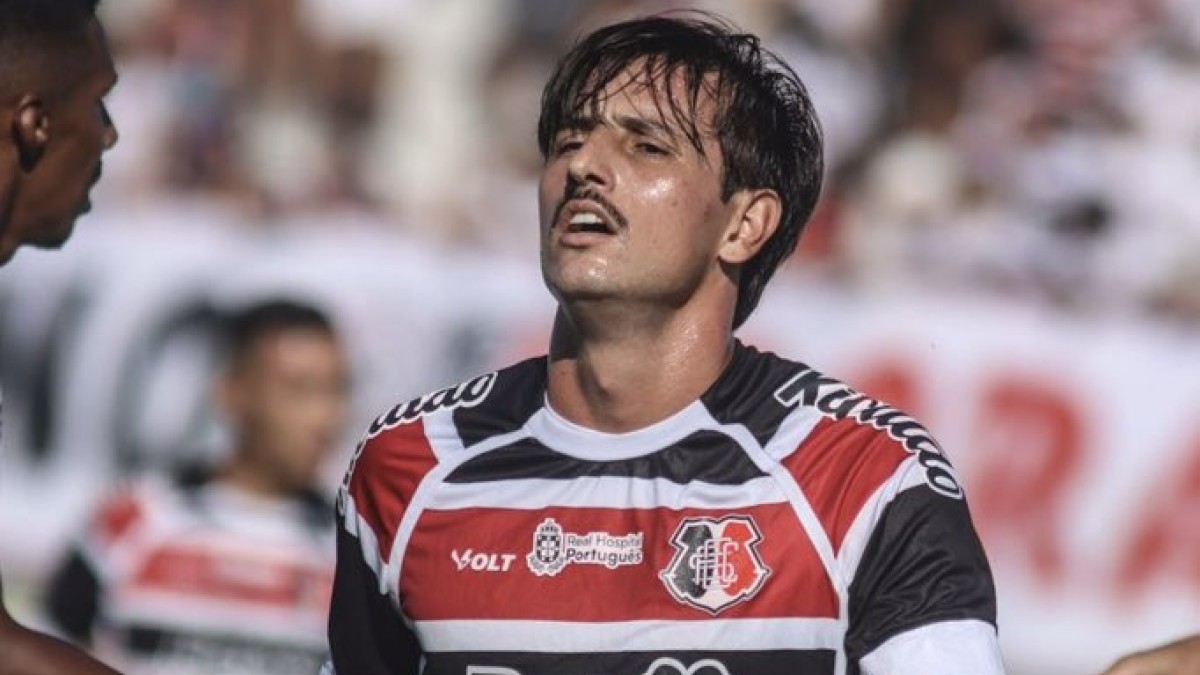 Horizonte vence o Santa Cruz e volta ao G-4 do Grupo A3 da Série D; Tricolor segue em espiral negativa 2 Gabriel Galhardo, volante do Santa Cruz