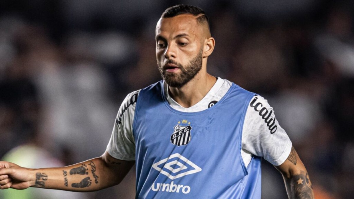 Santos confirma desfalque de Guilherme contra o Sport