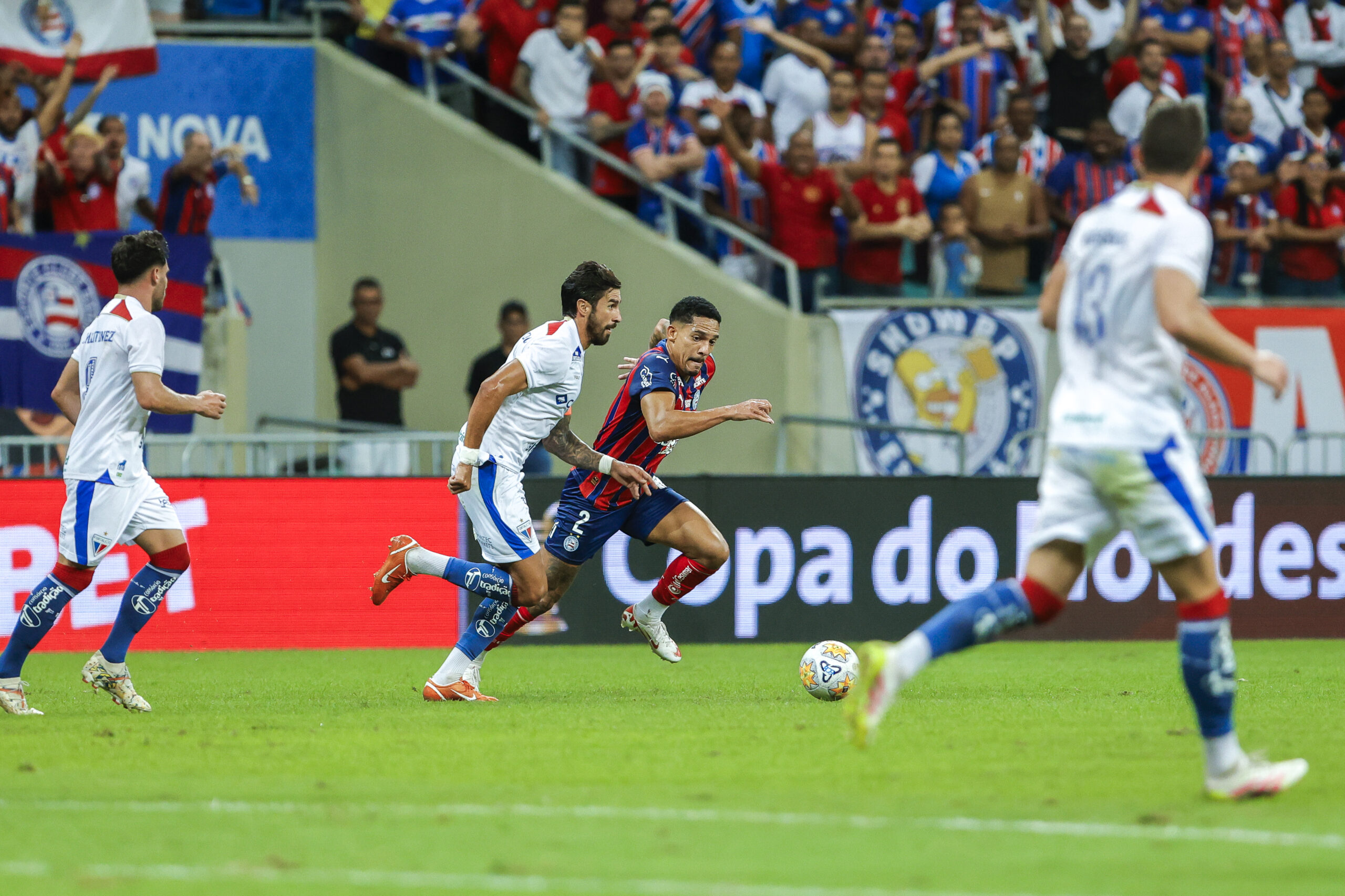 Bahia vence Fortaleza na Arena Fonte Nova e se classifica na Copa do Nordeste